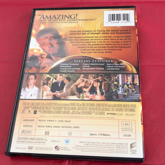 fireproof dvd - Picture 2 of 3